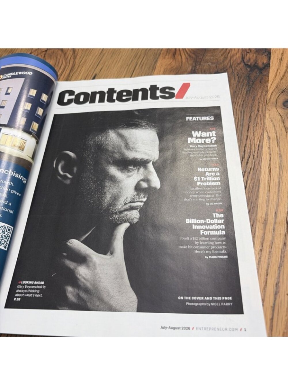 entrepreneur magazine July August 2026 Gary Vaynerchuck - Picture 2 of 5